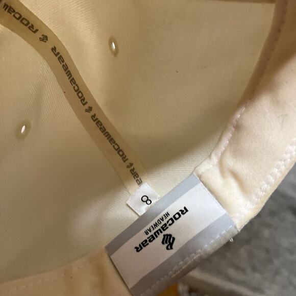 ROCAWEAR ROCA WEAR JAY Z JEANS POLO FITTED BALL CAP HAT Sz 8 Vintage - Picture 6 of 7